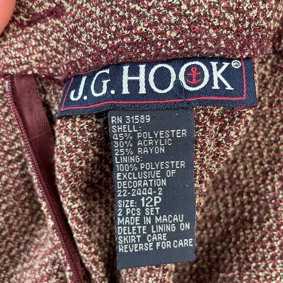 Vintage J.G. Hook Blazer Jacket & Matching Skirt - Picture 14 of 14